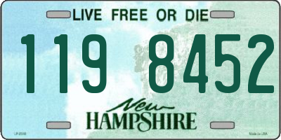 NH license plate 1198452