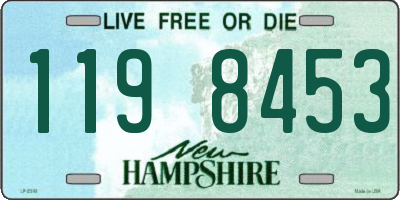 NH license plate 1198453
