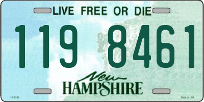 NH license plate 1198461