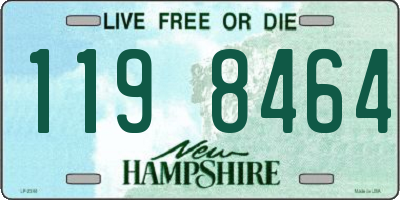 NH license plate 1198464