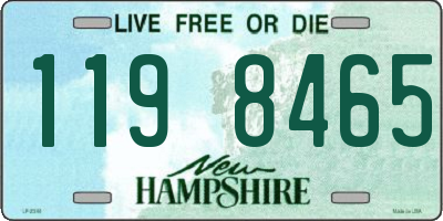 NH license plate 1198465