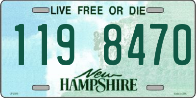 NH license plate 1198470
