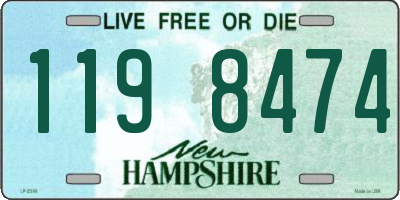 NH license plate 1198474