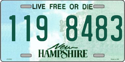 NH license plate 1198483