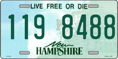 NH license plate 1198488