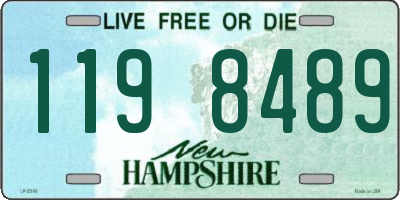 NH license plate 1198489