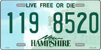 NH license plate 1198520