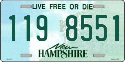 NH license plate 1198551