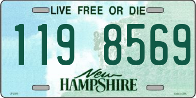 NH license plate 1198569