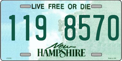 NH license plate 1198570