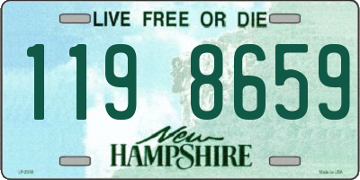 NH license plate 1198659