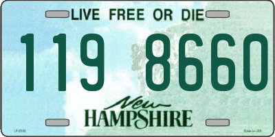 NH license plate 1198660