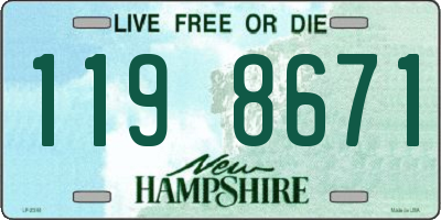NH license plate 1198671