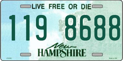 NH license plate 1198688