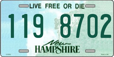 NH license plate 1198702