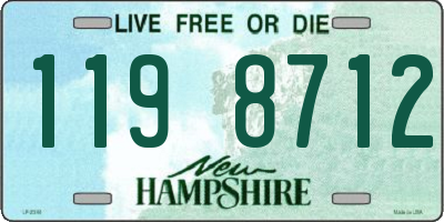 NH license plate 1198712