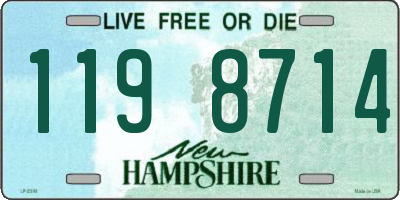 NH license plate 1198714