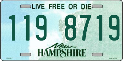 NH license plate 1198719