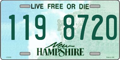 NH license plate 1198720