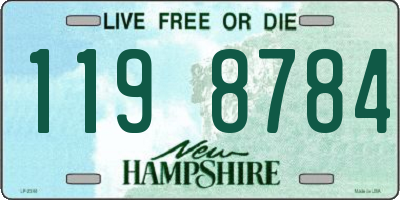 NH license plate 1198784