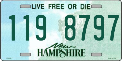 NH license plate 1198797