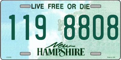 NH license plate 1198808