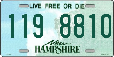 NH license plate 1198810