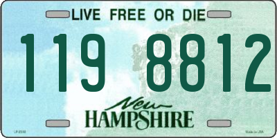 NH license plate 1198812