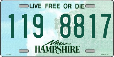 NH license plate 1198817