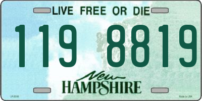 NH license plate 1198819