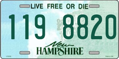 NH license plate 1198820