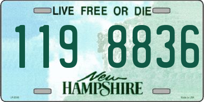 NH license plate 1198836