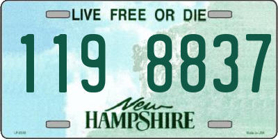NH license plate 1198837