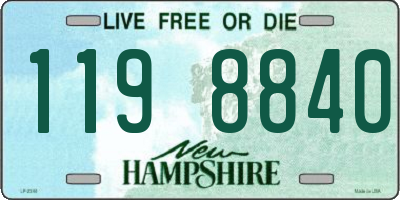 NH license plate 1198840