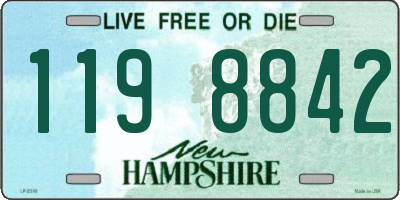 NH license plate 1198842