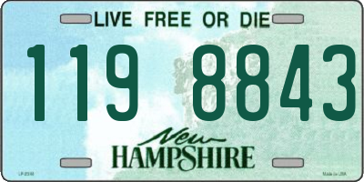 NH license plate 1198843