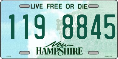 NH license plate 1198845