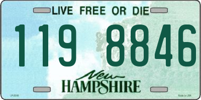 NH license plate 1198846