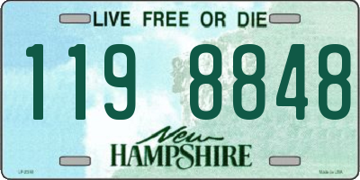NH license plate 1198848