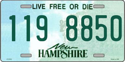 NH license plate 1198850