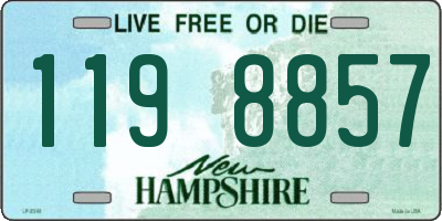NH license plate 1198857