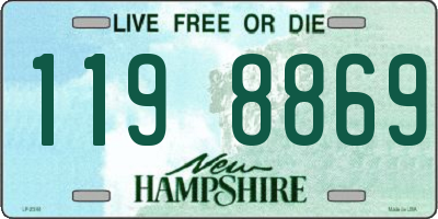 NH license plate 1198869