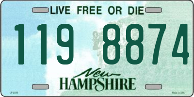 NH license plate 1198874