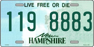 NH license plate 1198883