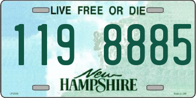 NH license plate 1198885