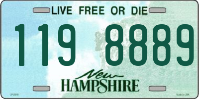NH license plate 1198889