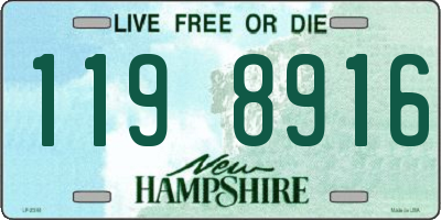 NH license plate 1198916