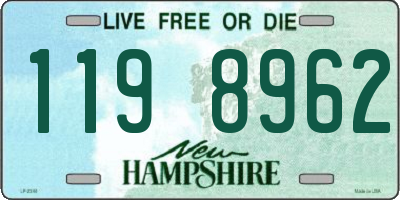 NH license plate 1198962