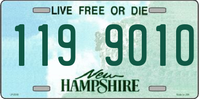 NH license plate 1199010