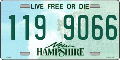 NH license plate 1199066